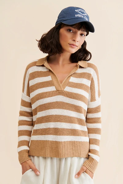 Faherty Miramar Polo Sweater