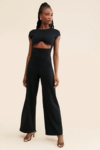 Susana Monaco Reverse Sweetheart Wire Jumpsuit