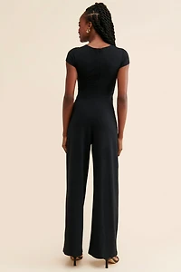 Susana Monaco Reverse Sweetheart Wire Jumpsuit