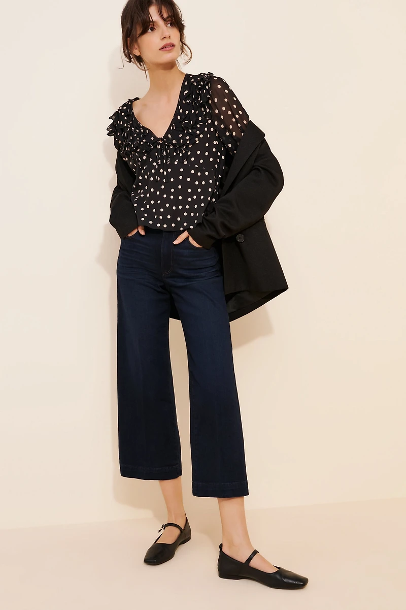 PAIGE Anessa High-Rise Wide Leg Jeans