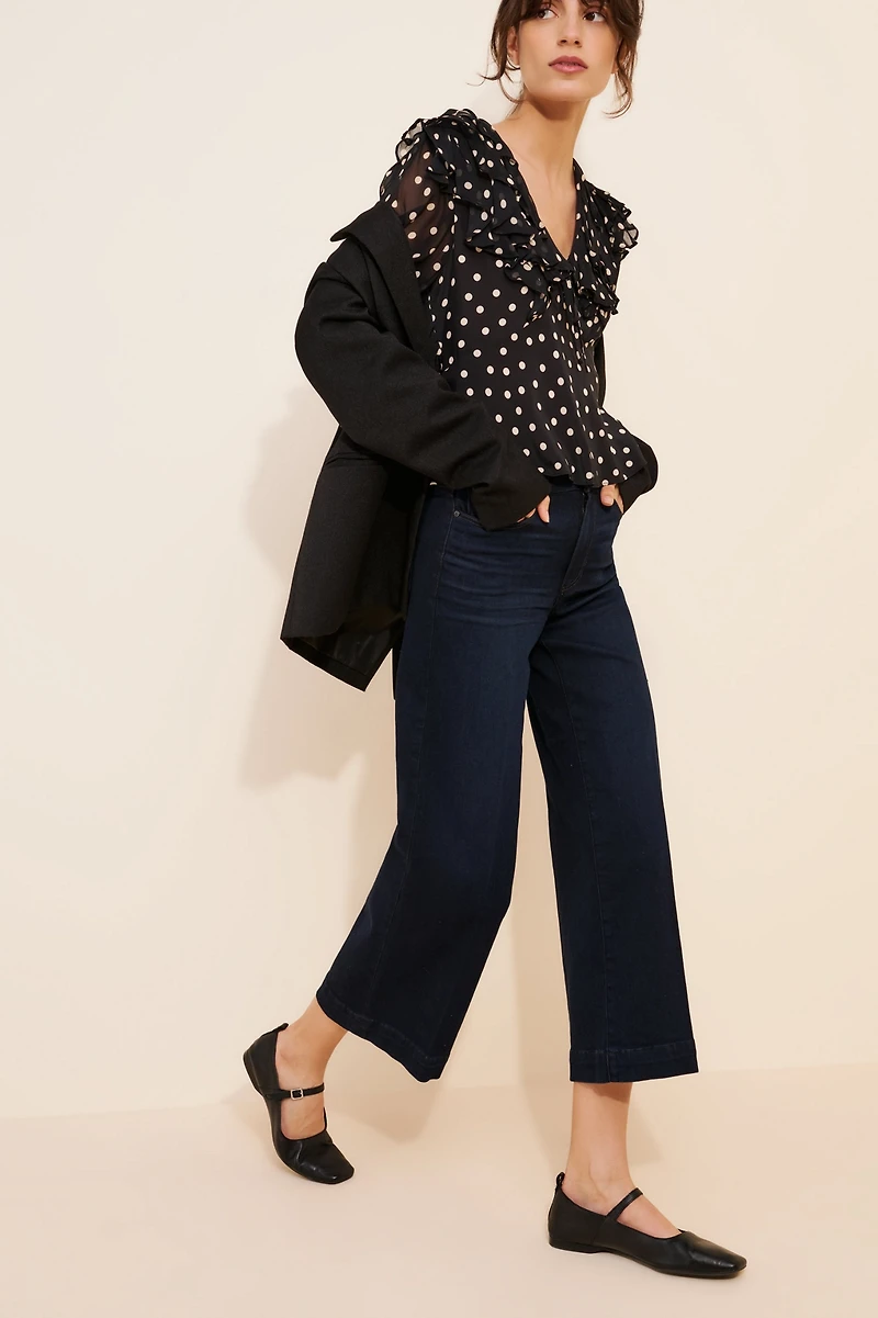 PAIGE Anessa High-Rise Wide Leg Jeans