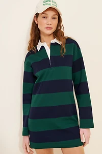 Dolan Rugby Stripe Mini Dress