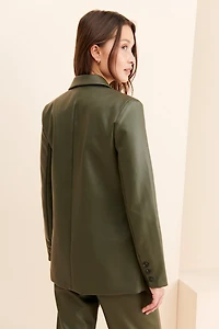 4th & Reckless Teresa Vegan Leather Blazer