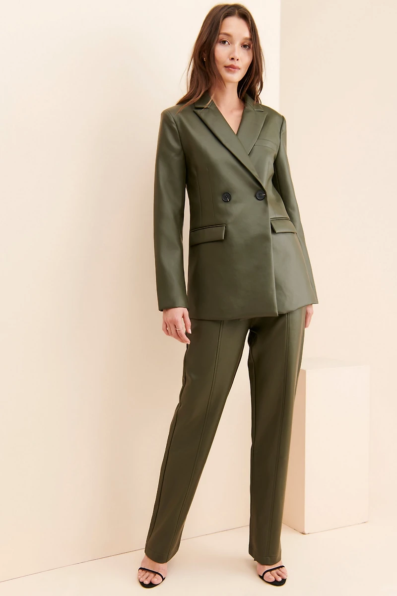 4th & Reckless Teresa Vegan Leather Blazer