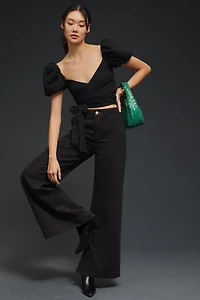 Pilcro Wide Leg High-Rise Jeans