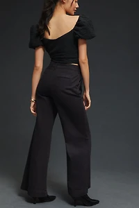 Pilcro Wide Leg High-Rise Jeans
