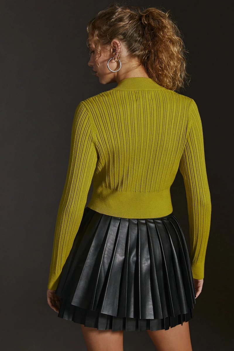 Maeve Leila Half-Zip Sweater
