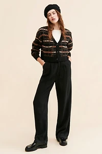 Saltwater Luxe Plaid Knit Cardigan