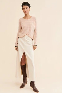 Jumper 1234 Little Stripe Cashmere Crew Neck Sweater
