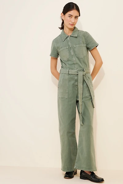 Good American Fit For Success Denim Jumpsuit