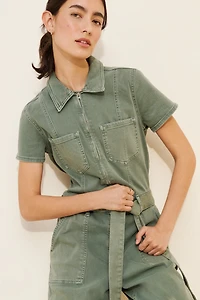 Good American Fit For Success Denim Jumpsuit