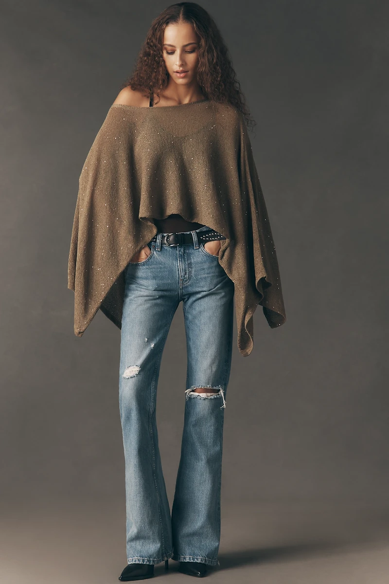 Mare Lightweight Sequin Poncho