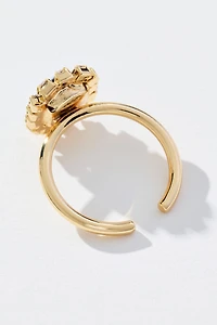 Cameo Bling Cocktail Ring