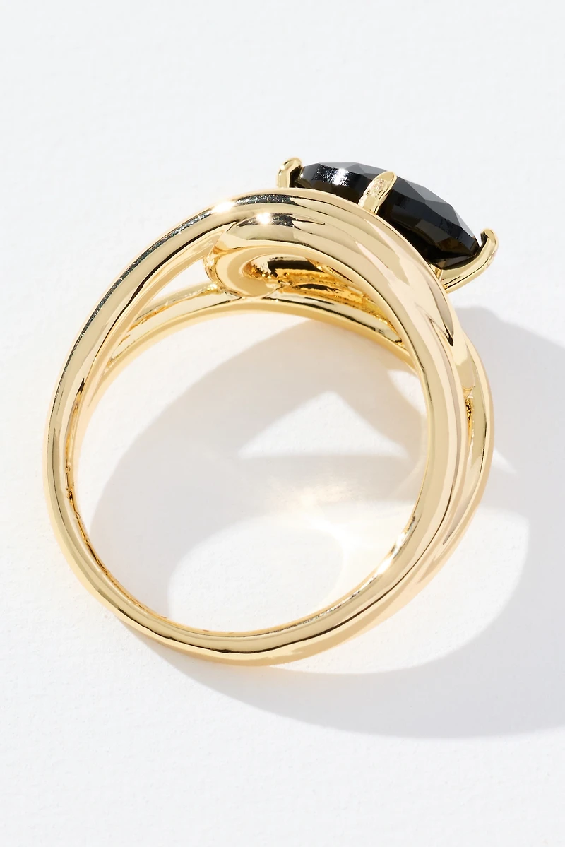 Large Stone Cocktail Ring