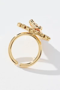 Dog Cameo Cocktail Ring
