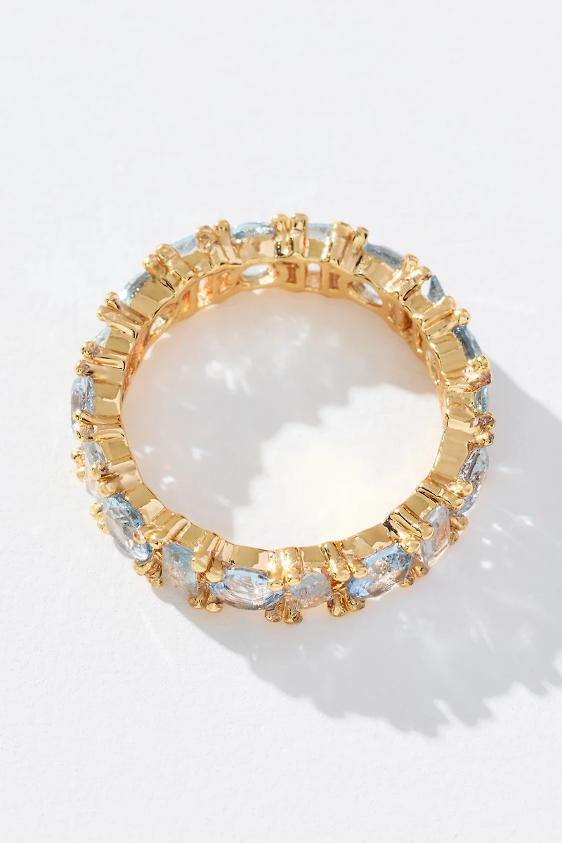 Crystal Stone Stacking Ring