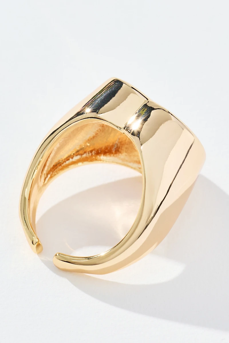 Heart Stone Cocktail Ring