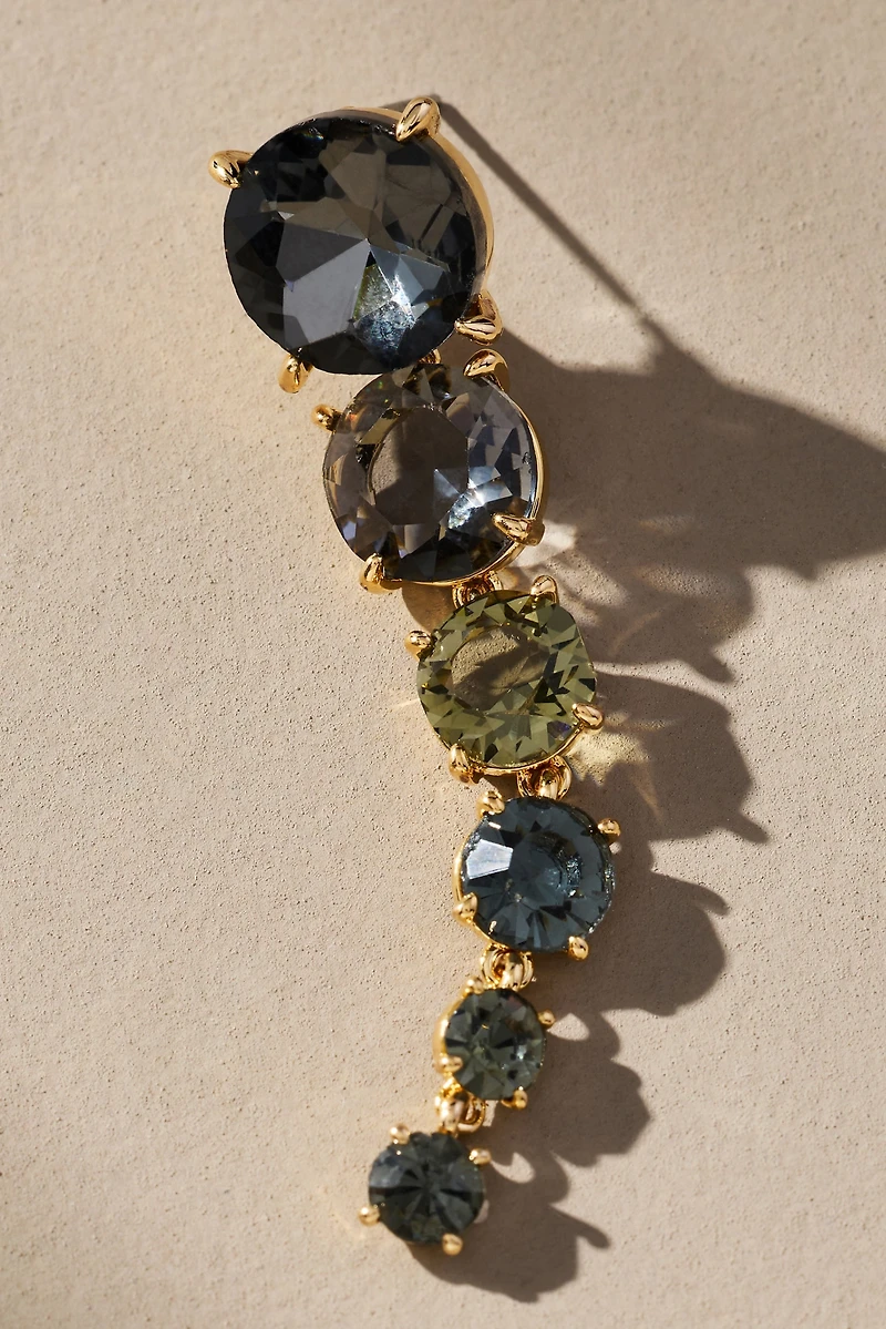 Multicolor Crystal Drop Earrings