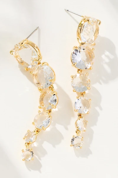Multicolor Crystal Drop Earrings