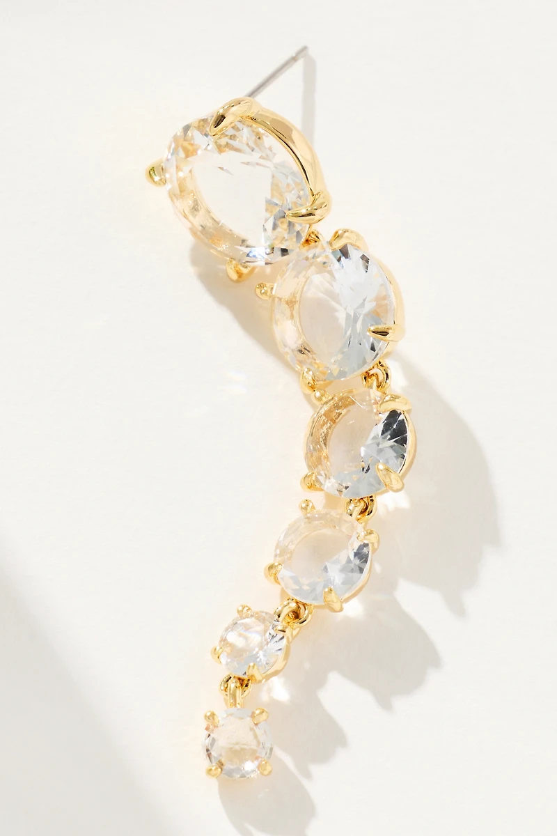 Multicolor Crystal Drop Earrings