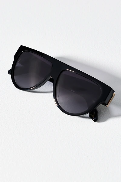 Varley Dalling Oversized Flat Top Aviator Sunglasses