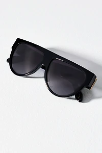 Varley Dalling Oversized Flat Top Aviator Sunglasses