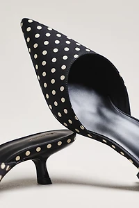 Reformation Wilda Kitten-Heel Mules