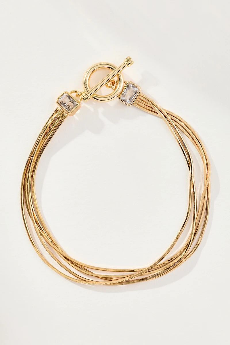 Multi Strand Layered Bracelet