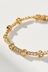 Mixed Crystal Tennis Bracelet