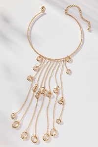 Collar Chain Loop Statement Necklace