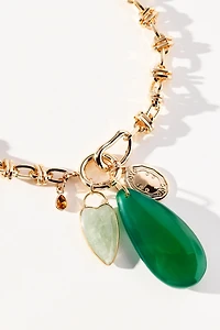 Charm Cluster Pendant Necklace
