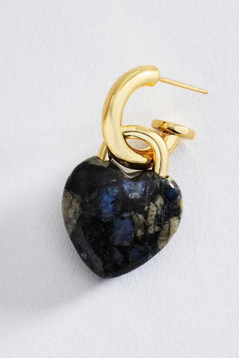 Holst + Lee Heart Locket Earrings