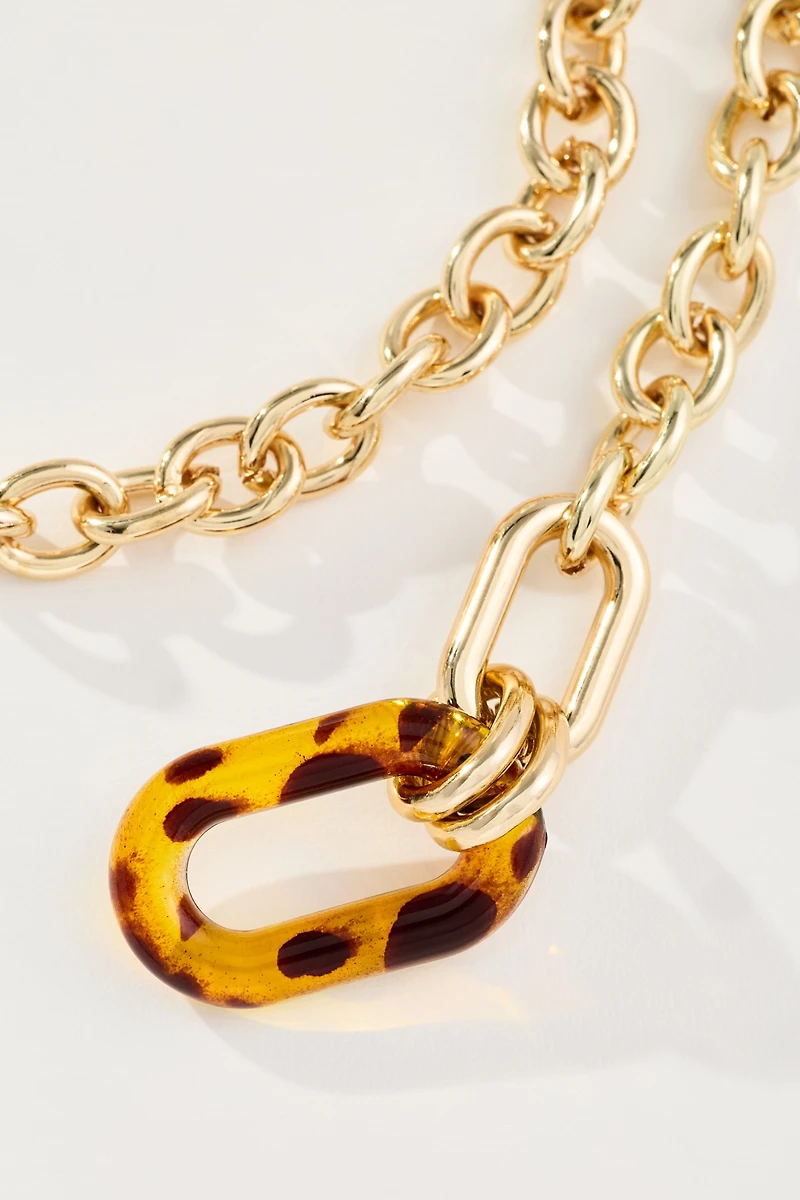 Layered Link Pendant Necklaces, Set of 2