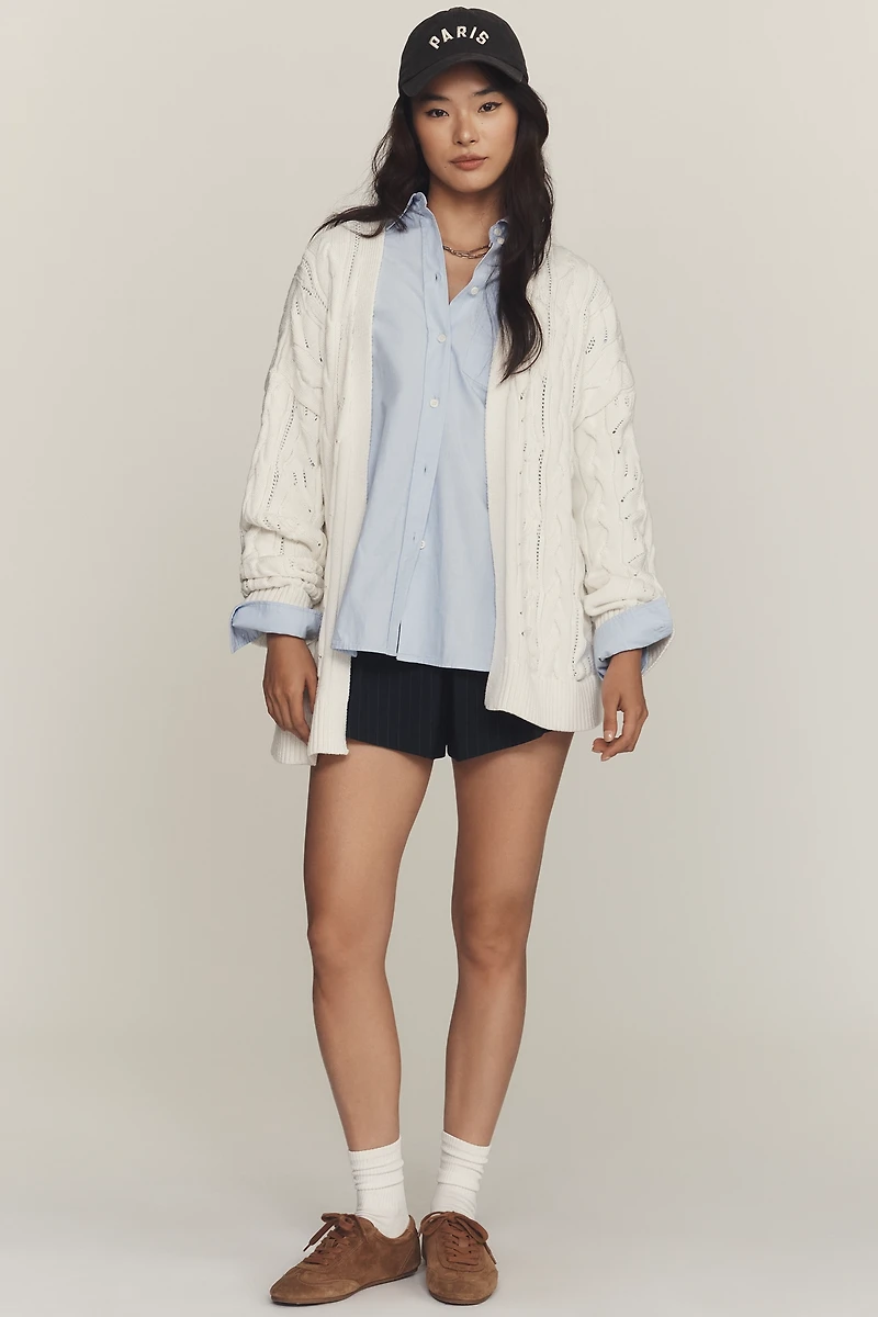 By Anthropologie Cable-Knit Cardigan Sweater