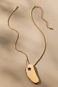 Delicate Sculptural Pendant Necklace