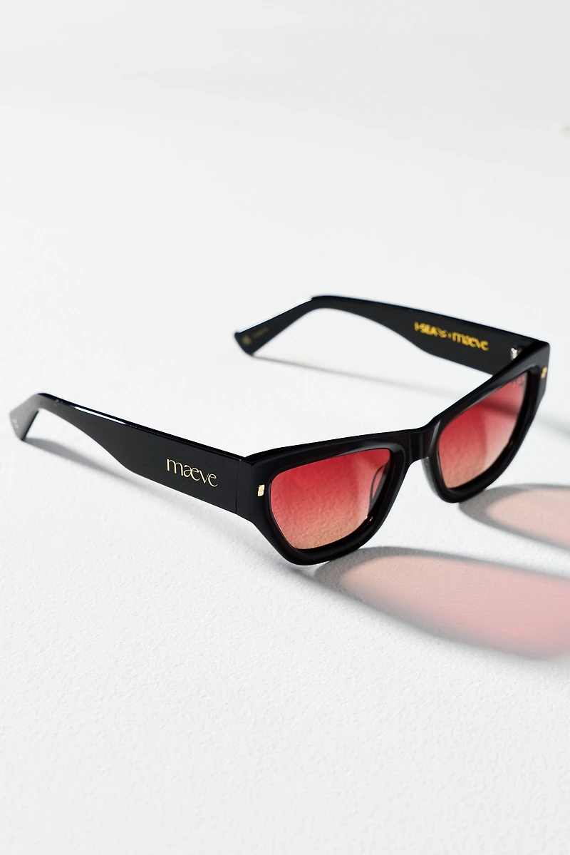 I-SEA x Maeve Modern Cateye Sunglasses