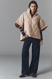 Do Everything Love Quilted Puffer Poncho