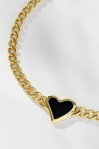 F+H Studios Whitney Heart Choker Necklace