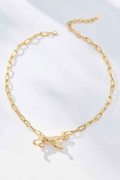 Pup Pendant Chain Necklace