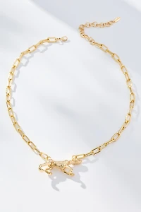 Pup Pendant Chain Necklace