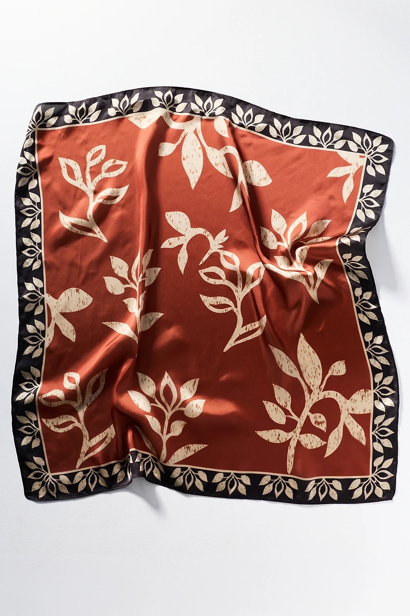 Silky Printed Hair Scarves, Set of 2