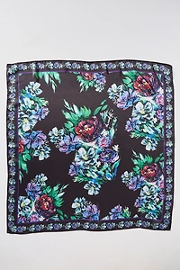 Silken Printed Hair Scarves, Set of 2
