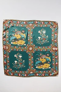 Silky Printed Hair Scarves, Set of 2