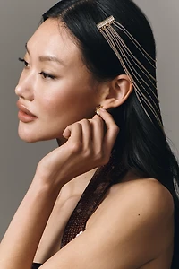 Large Metal Chain Hair Pin