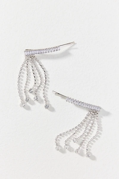Drippy Crystal Bobby Pins, Set of 2