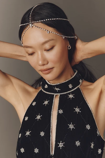 Dangling Crystals Hair Accessory