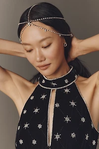 Dangling Crystals Hair Accessory