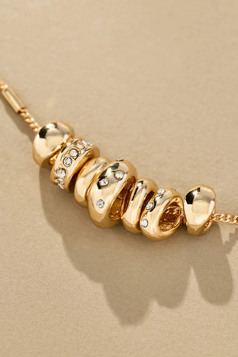 Metal Donut Necklace