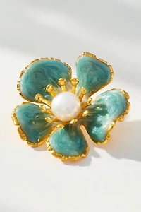 The Pink Reef Floral Post Earrings