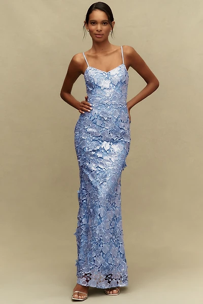 Dress The Population Giovanna V-Neck Mermaid Maxi
